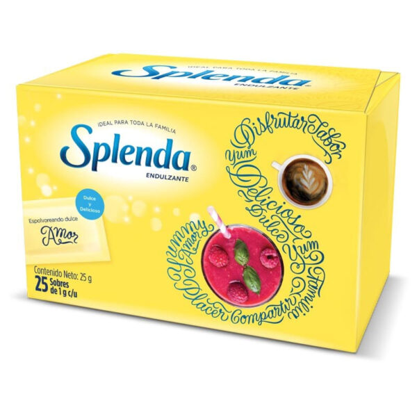 SPLENDA X 25 SOBRES