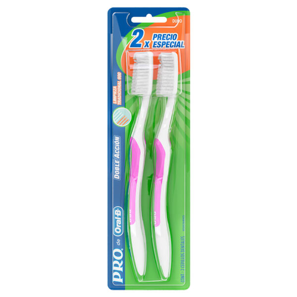 CEPILLO PRO DOBLE ACCIÓN 2 PACK