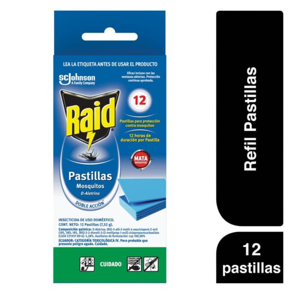 RAID PASTILLAS X 12