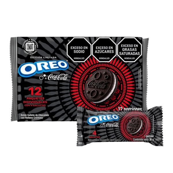 GALLETAS OREO COCA COLA X12