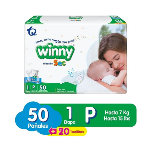 PAÑAL WINNY ETAPA 1 X 50 UND