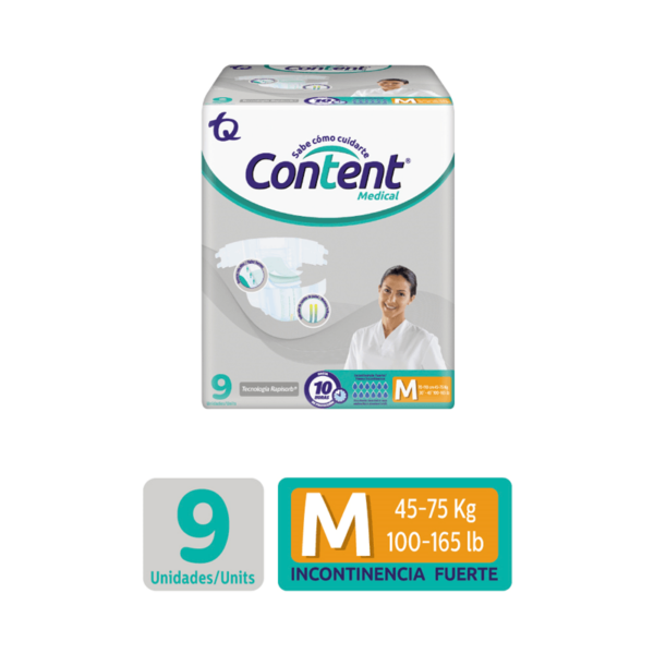 CONTENT TALLA M X 9UND