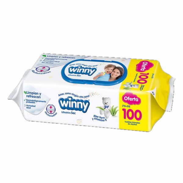 PAÑITOS WINNY X100 UNID