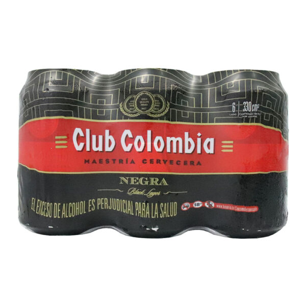CERVEZA CLUB COLOMBIA NEGRA X 6
