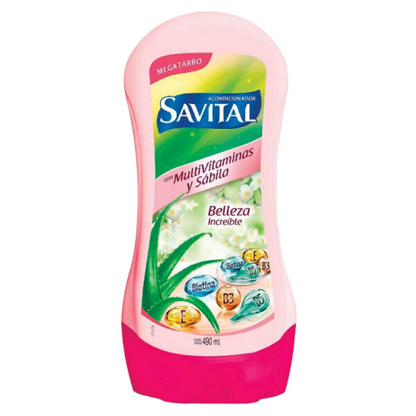 ACONDICIONADOR SAVITAL CON MULTIVITAMINAS 490