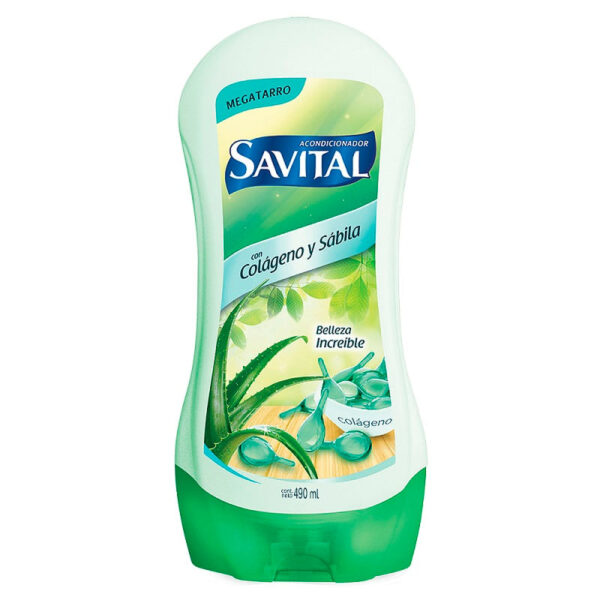 ACONDICIONADOR SAVITAL COLAGENO Y SABILA 490ML
