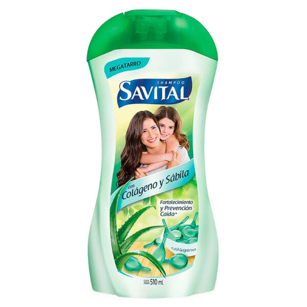 SHAMPOO SAVITAL COLAGENO Y SABILA X 510ML