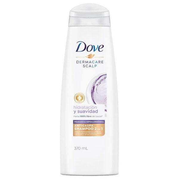 SHAMPOO DOVE HIDRATAC Y SUAVIDAD 370ML