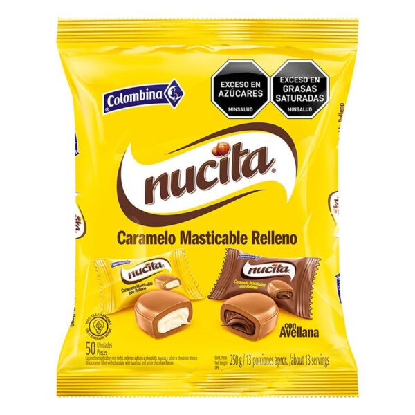 CARAMELO MASTICABLE NUCITA X50
