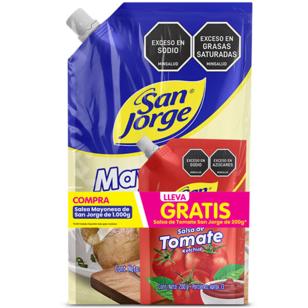 OFERTA MAYONESA X 1 KL SAN JORGE GRT TOMATE 200GR