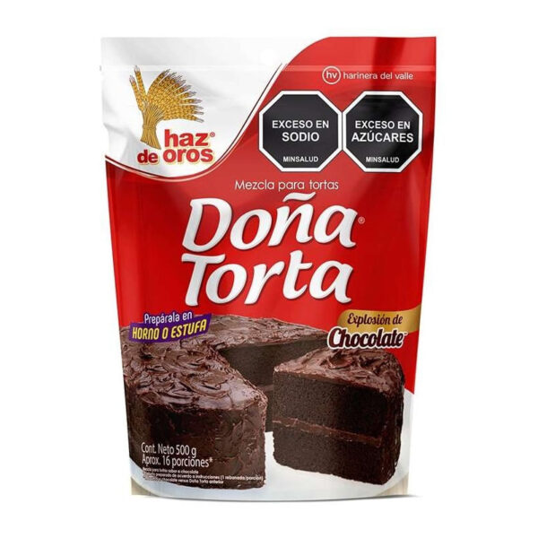 DOÑA TORTA CHOCOLATE HAZ DE OROS 500G