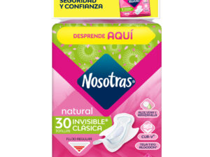 NOSOTRAS NATURAL INVISIBLE CLASICA X30 TOALLAS