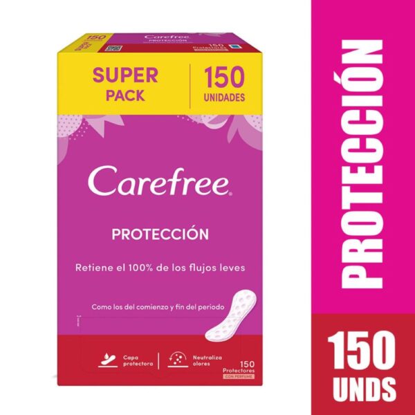 CAREFREE X150 PROTECTORES CON PERFUME