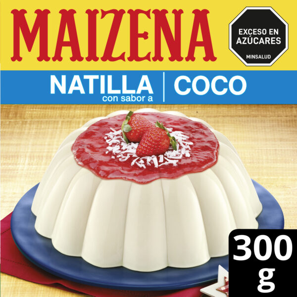NATILLA MAIZENA  SABOR COCO 300GR
