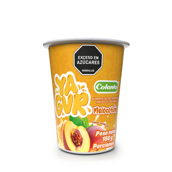YAGUR COLANTA MELOCOTON X 150 GR