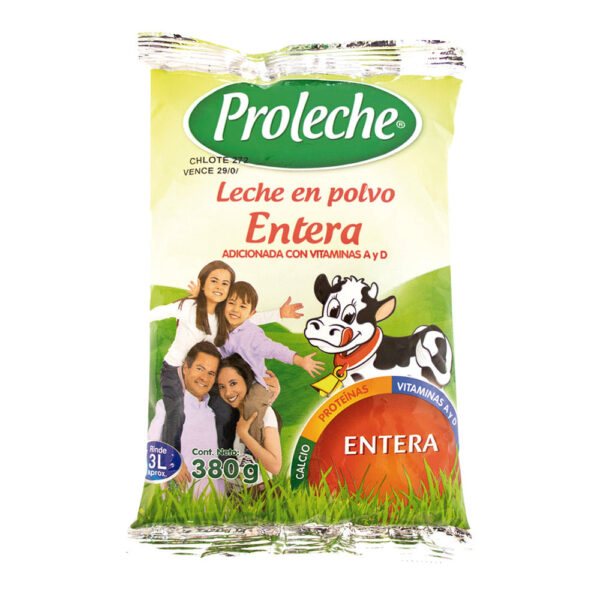 PROLECHE LECHE EN POLVO ENTERA 380 G
