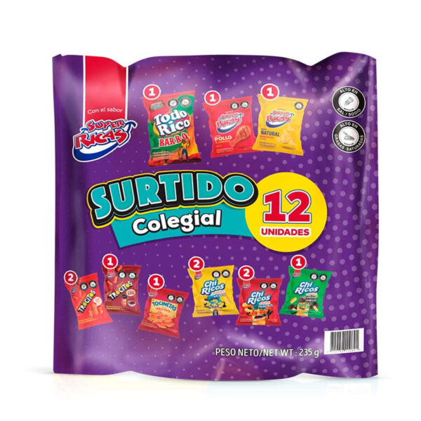 LONCHE S RICAS COLEGIAL X 12