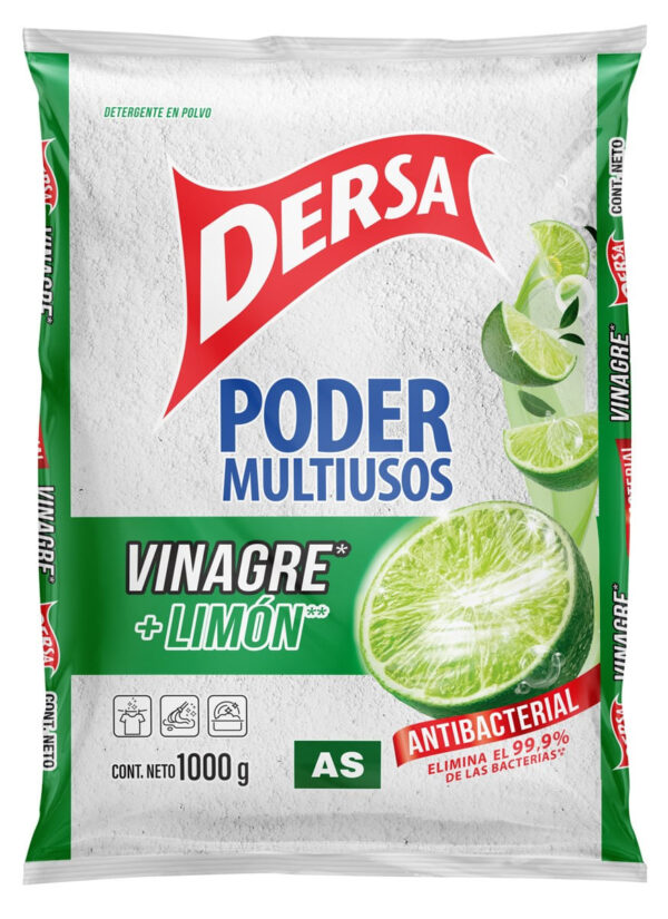 DETERGENTE DERSA VINAGRE LIMON 1000G