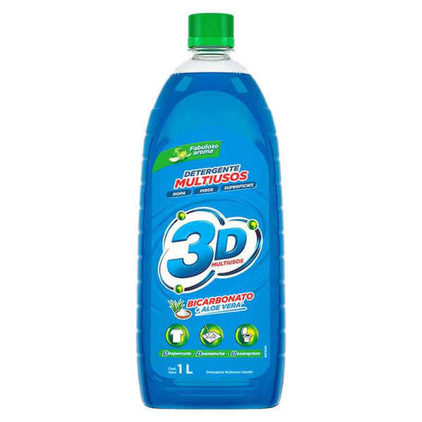 DETERGENTE 3D LIQUIDO 1 LIT
