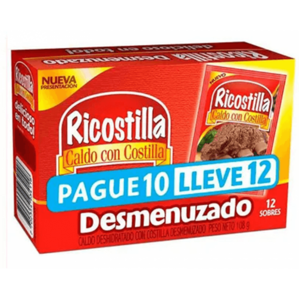 RICOSTILLA DESMENUSADO 12 -13