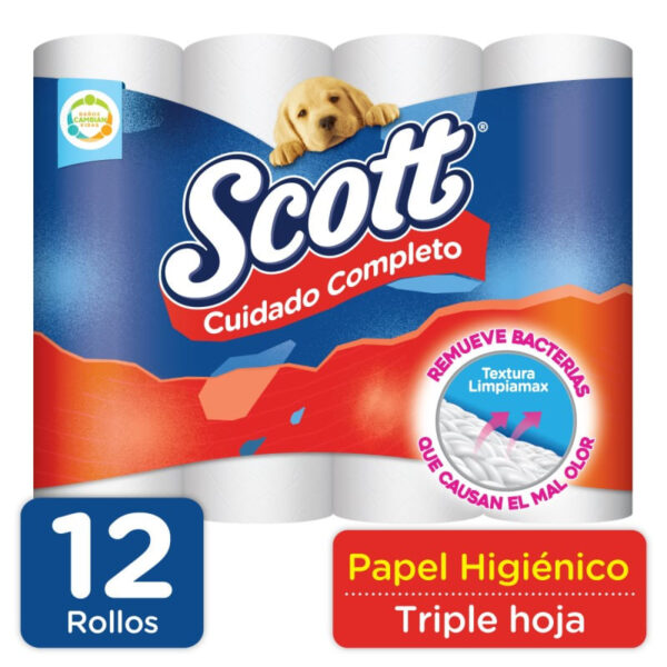 PAPEL SCOTT X12 ROLLOS