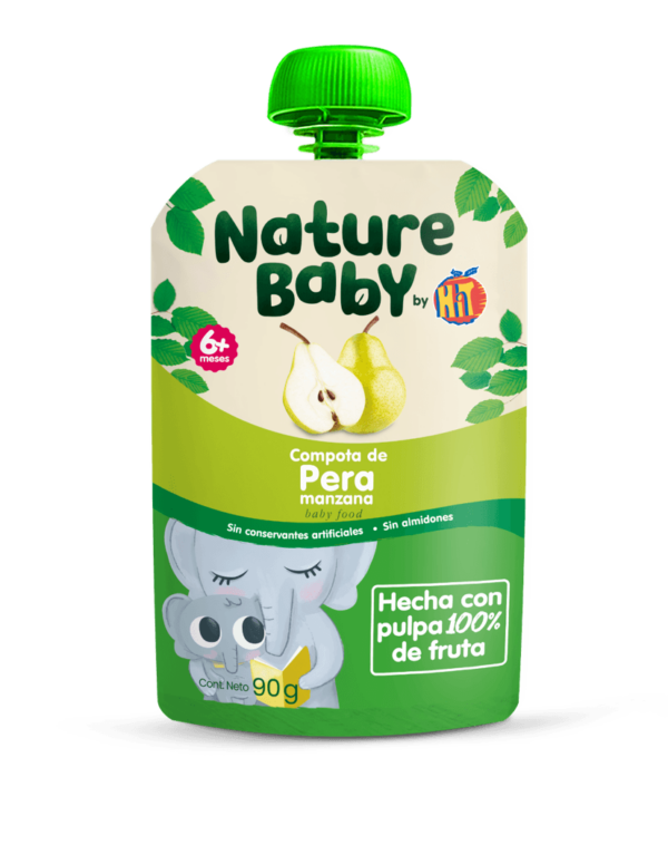 NATURE BABY BY HIT COMPOTA DE PERA 90 G