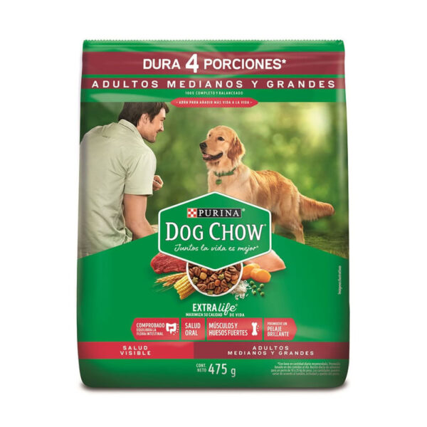 DOG CHOW 475GR ADULTOS MEDIANOS Y GRANDES