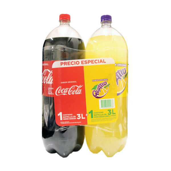 COCACOLA + QUATRO 3L