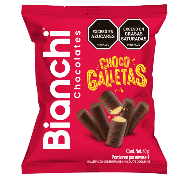 BIANCHI CHOCOLATES CHOCO GALLETAS 40 G