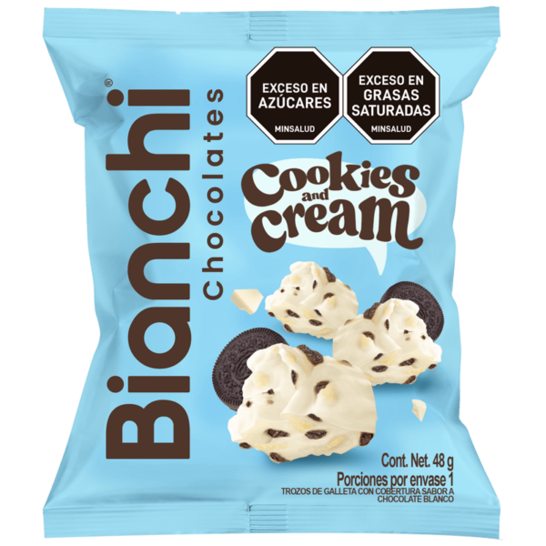 BIANCHI CHOCOLATES COOKIES AND CREAM 48 G