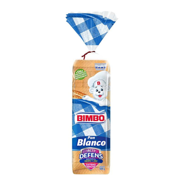 PAN TAJADO BIMBO 600GR
