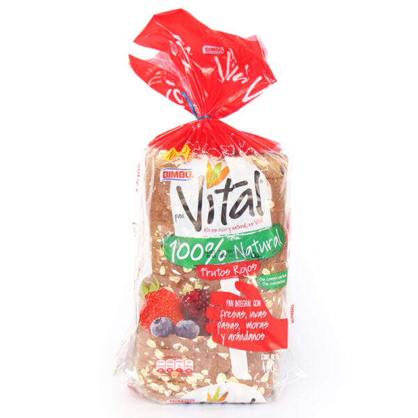 PAN VITAL BIMBO FRUTOS ROJOS 500GR