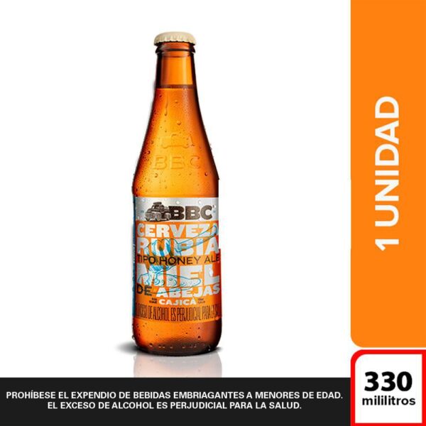 CERVEZA BBC MIEL 330ML