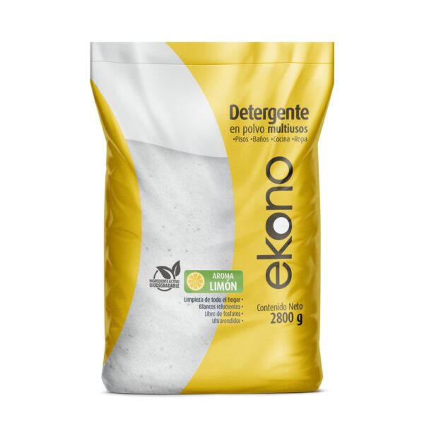 DETERGENTE EN POLVO EKONO 2800ML