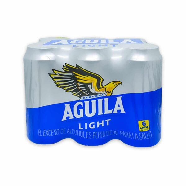 CERVEZA AGUILA LIGHT DORADA X 6